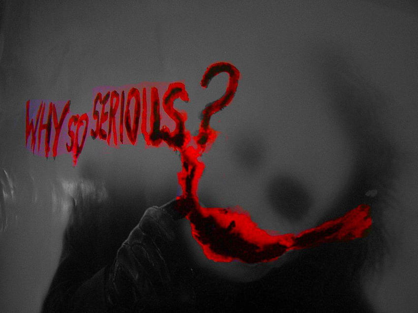 Why so Serious?. Do you wanna know how I got these SCARS?? HD wallpaper
