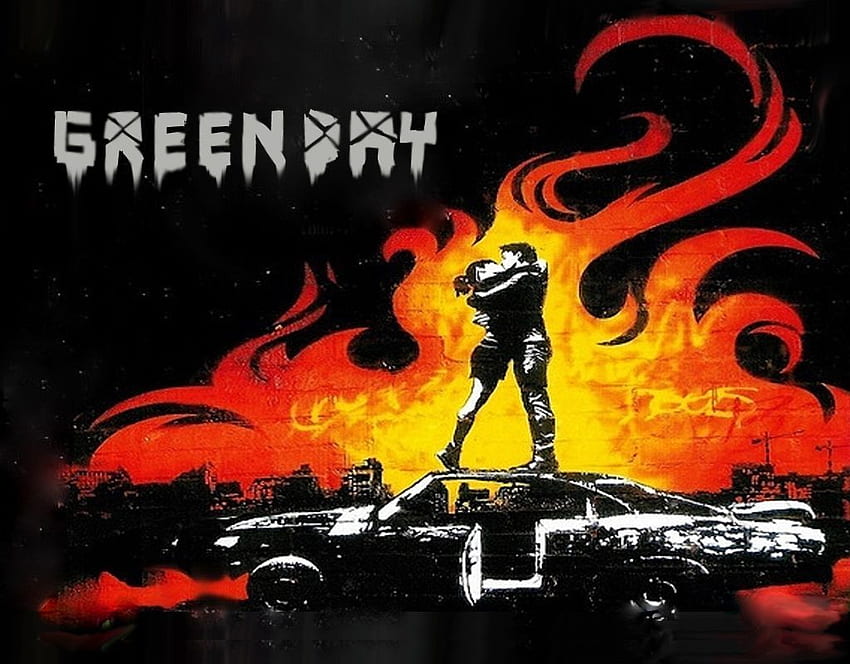 Zusammenbruch des 21. Jahrhunderts. GREEN DAY ist meine Religion!, Green Day American Idiot HD-Hintergrundbild