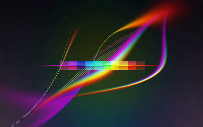 Astratto, , luminoso, multicolore, eterogeneo, linee, ondulato Sfondo HD