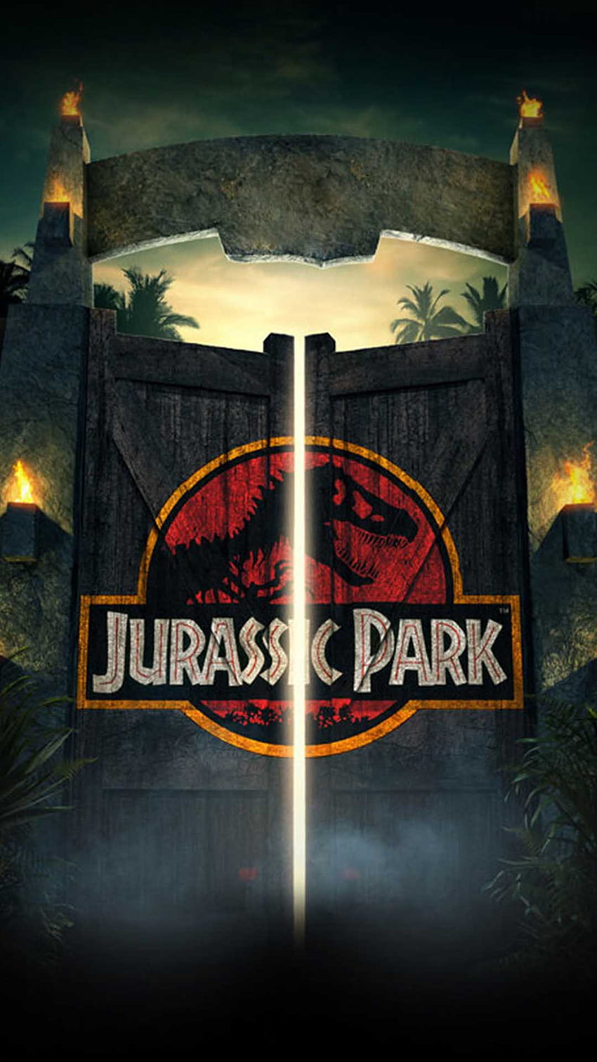 Jurassic Park E Mondo, Jurassic Park Logo Sfondo del telefono HD