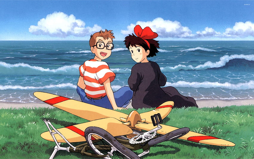 Tombo und Kiki - Kikis Lieferservice - Anime, Kiki Studio Ghibli HD-Hintergrundbild