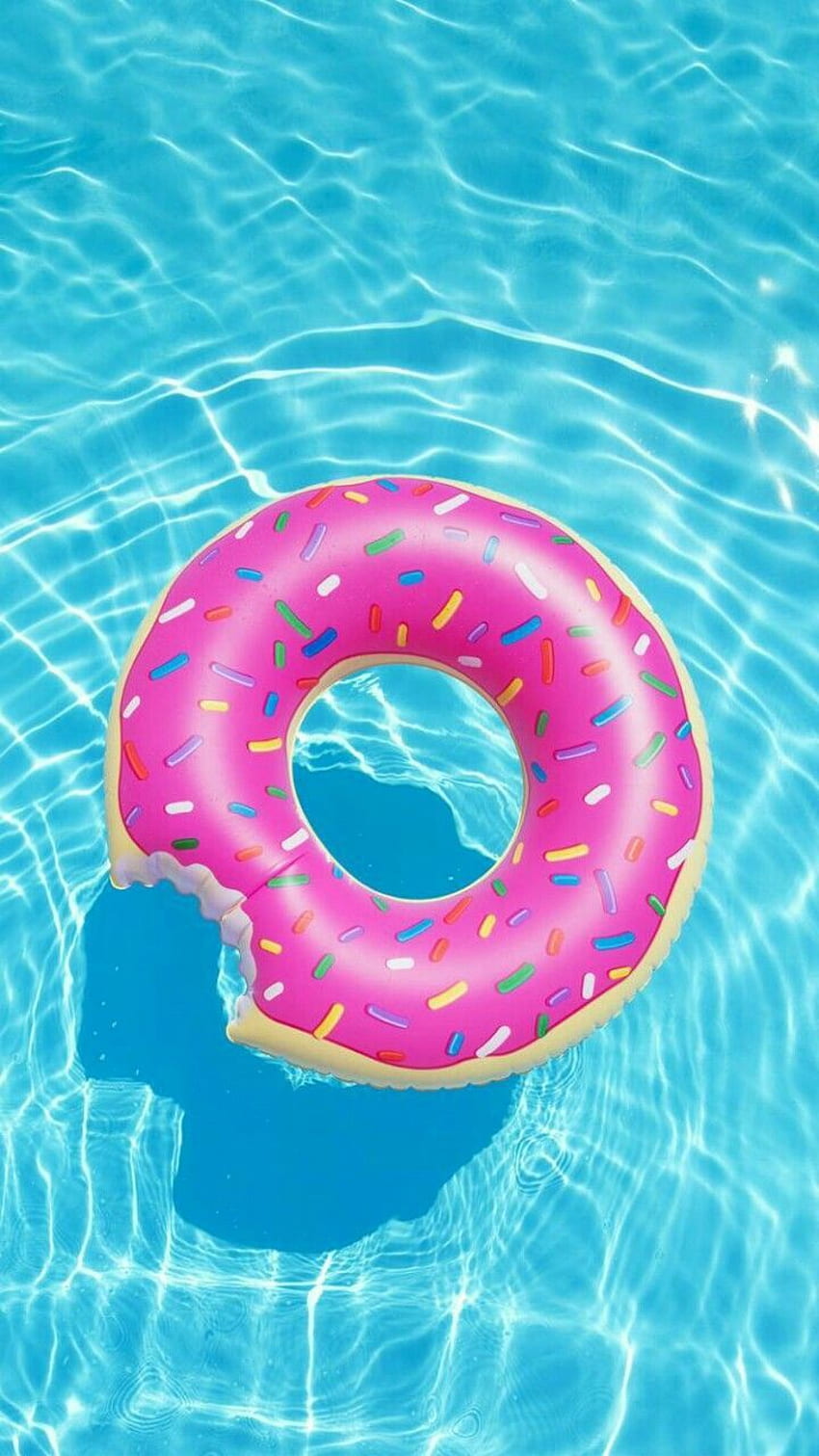 Donut für den Pool. Donas!. , Kritzeleien und Collagen HD-Handy-Hintergrundbild