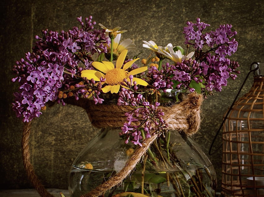 * Lilacs *, life, flower, nature, flowers, still HD wallpaper