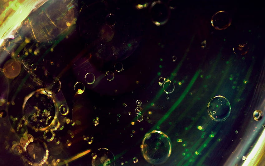 Abstract, Bubbles, Dark, Shadow, Overflow, Overflows HD wallpaper