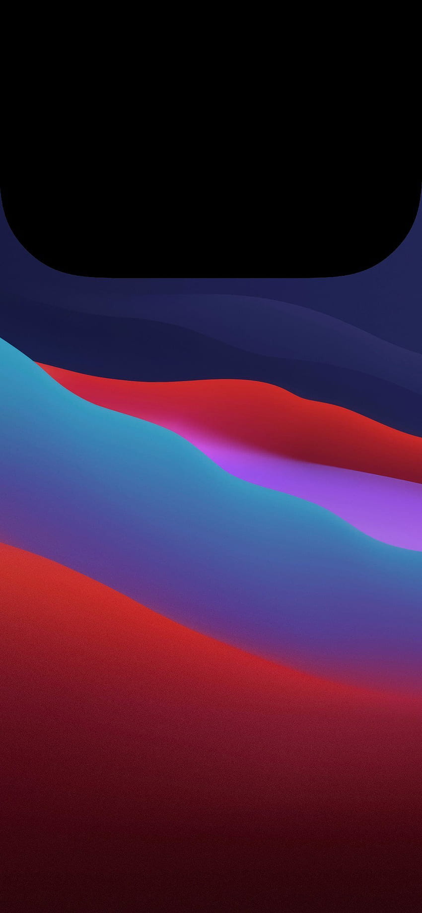 MacOS Big Sur Dark para Widgets Dark de AR7 iPhone X fondo de pantalla del teléfono