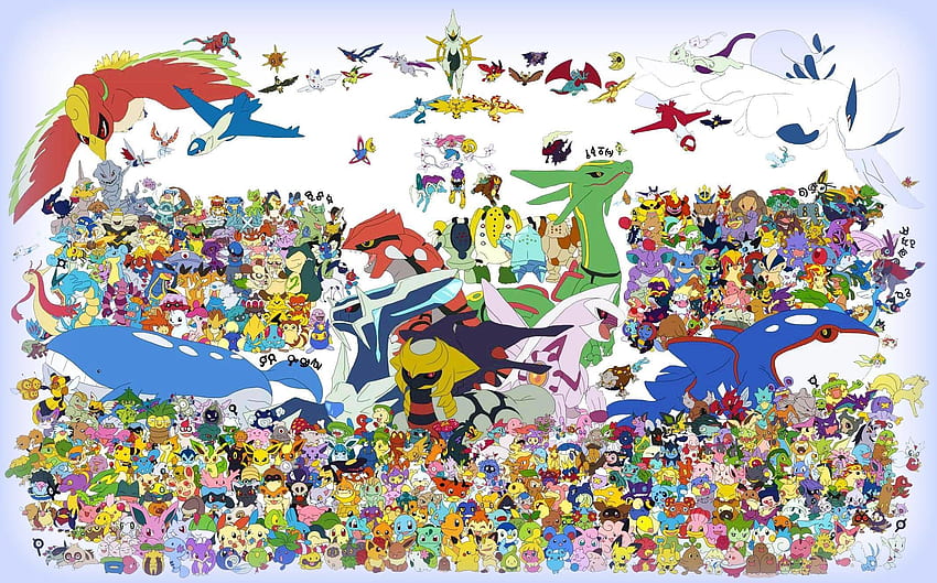 Every Pokemon, Every Pokémon HD wallpaper