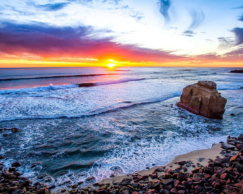 San Diego Beach Sunset [] HD wallpaper | Pxfuel