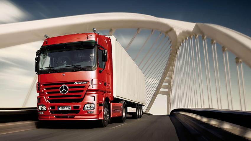 Transport, Auto, Mersedes, Trucks HD wallpaper