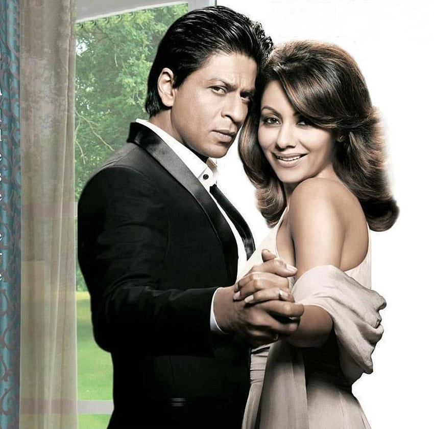 Beautiful : Shah Rukh Khan And Gauri HD wallpaper