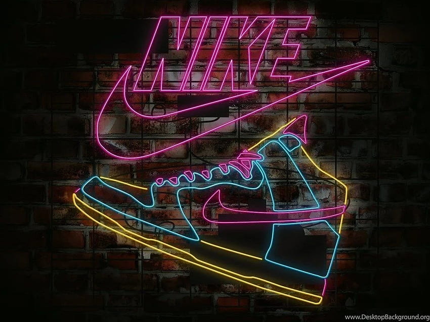 Лого на Nike за фон на iPad HD тапет