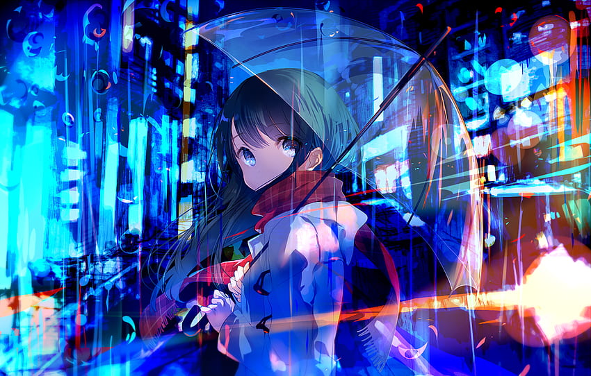 Anime blue aesthetic HD wallpapers | Pxfuel
