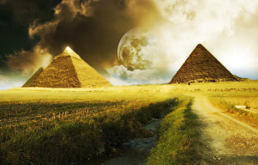 Egypt, pyramides, desert, valley of the kings, travel HD wallpaper
