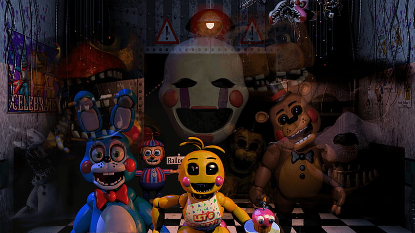 Fnaf on sale 2 wallpaper