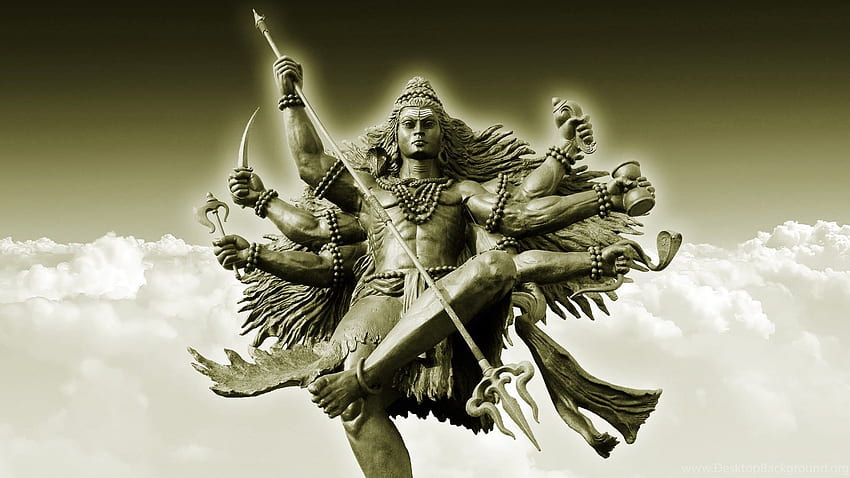 Lord Shiva Wütender Kaal Bhairav ​​.4, Wütender Mahadev HD-Hintergrundbild