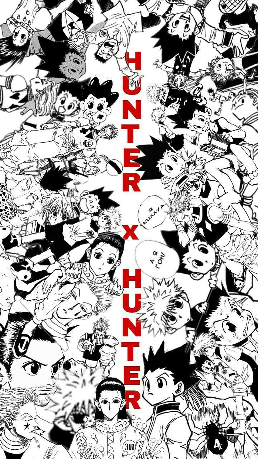 Kolaż Hunter x Hunter Killua Gon. Hisoka, Fond ecran manga, Dessin, Hunter X Hunter Anime Tapeta na telefon HD