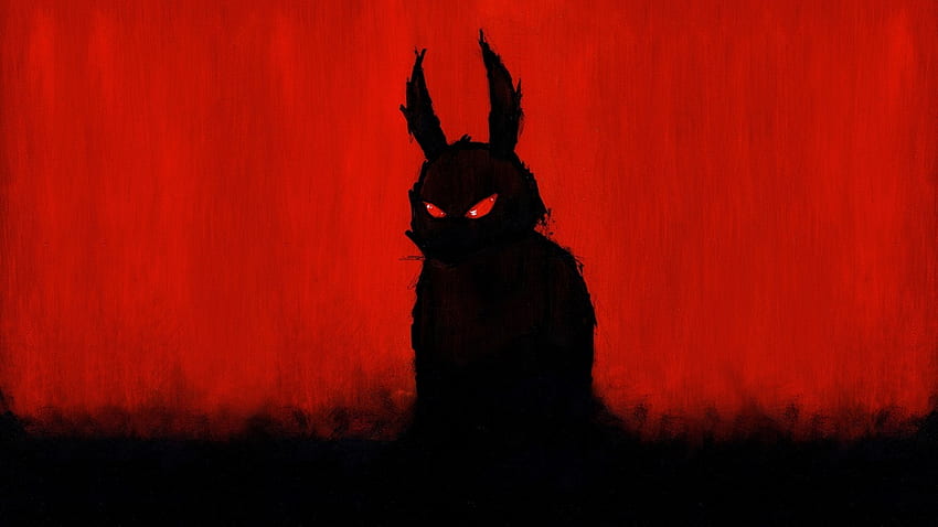 Dunkel, Gruselig, Gruselig, Hase, Böses, Dunkles Thema - Rotes Kaninchen - HD-Hintergrundbild