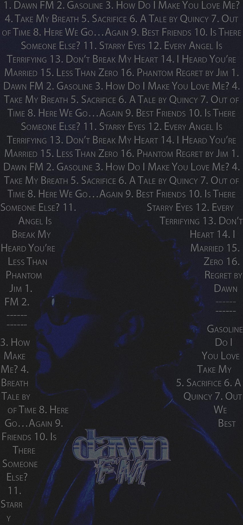 Here Are 2 Dawn FM I Made If You Guys Want Them (sized For IPhone 13). : R TheWeeknd HD phone wallpaper