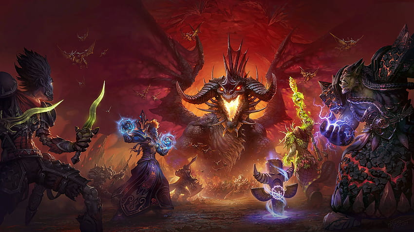 Klasyczny plakat World Of Warcraft U, Wow Classic Tapeta HD