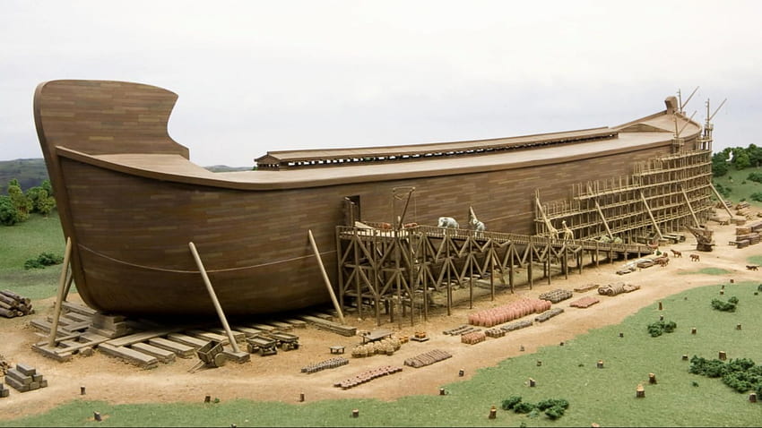Sections - Noah's Ark Replica - & Background HD wallpaper