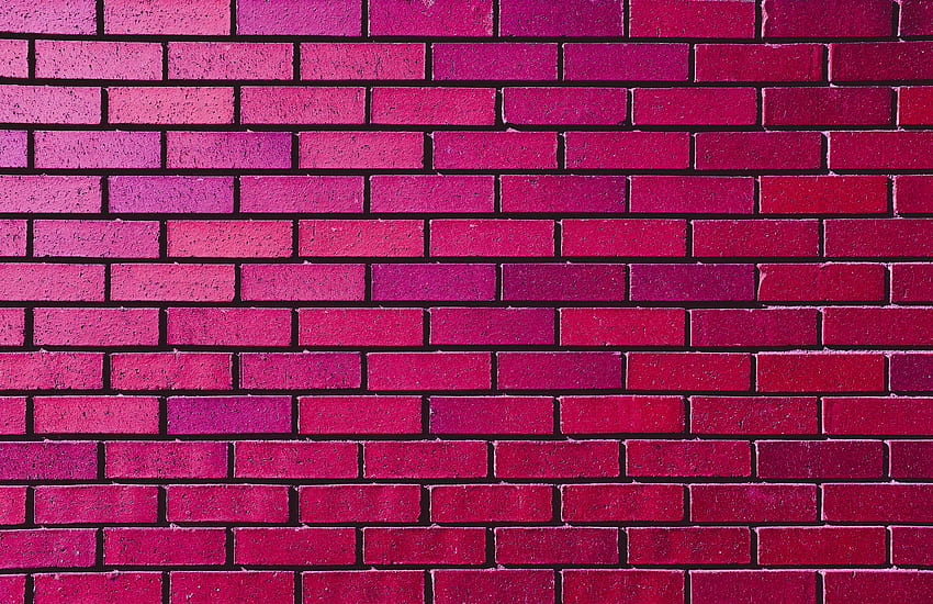 Pink, Violet, Texture, Textures, Wall, Purple, Shades, Brick HD wallpaper