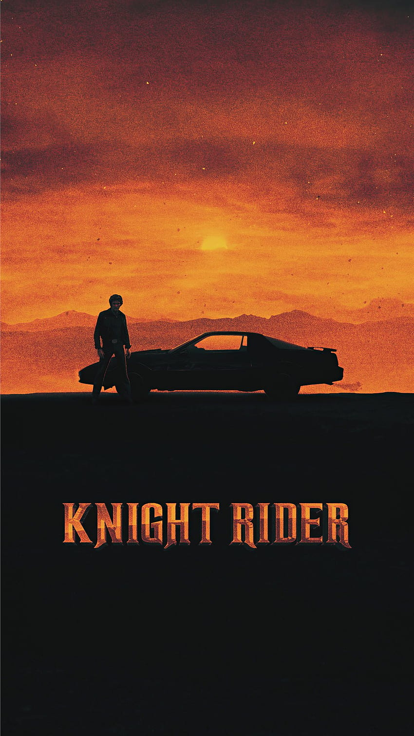 knight rider 1982 movie poster iPhone 8, Knight Rider Logo HD phone wallpaper