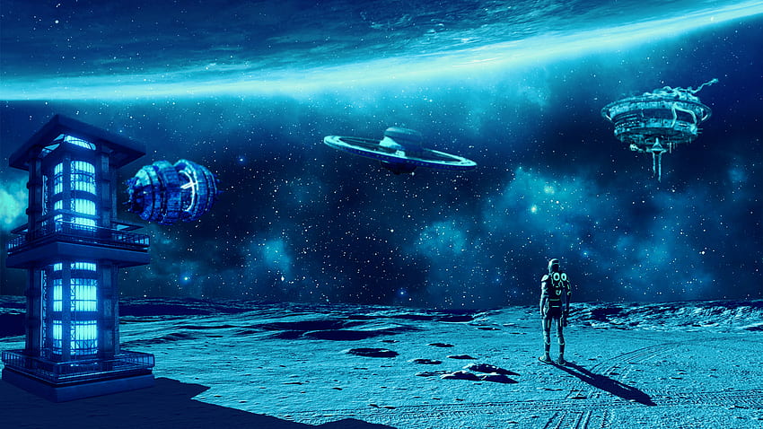 sci fi, atmosphere, sky HD wallpaper