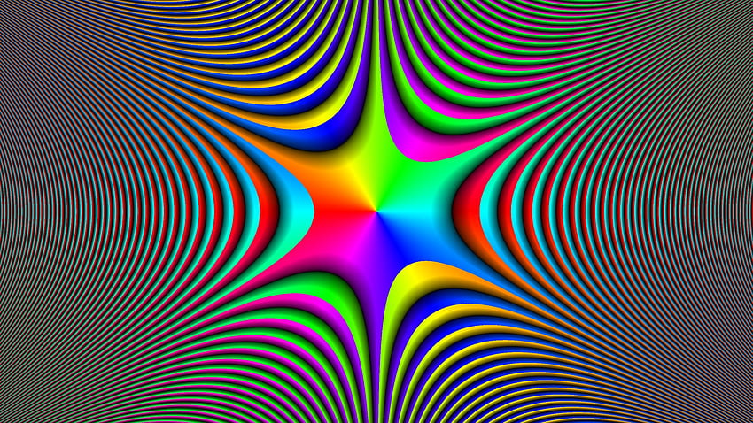 Poruszające Tło Iluzji. sztuka tła, złudzenie optyczne, abstrakcyjne tło Tapeta HD