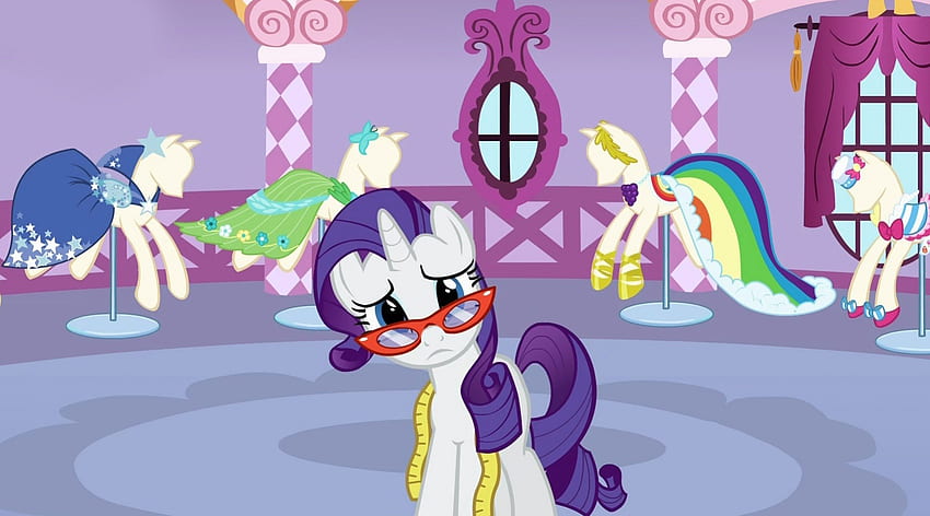 Rarity Dress Making, Rarität, Kleid, Freundschaft ist Magie, My Little Pony HD-Hintergrundbild