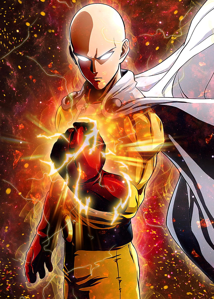 One Punch Man (Saitama) Metal Poster. One punch man anime, Anime, One punch anime, Cool Saitama HD phone wallpaper