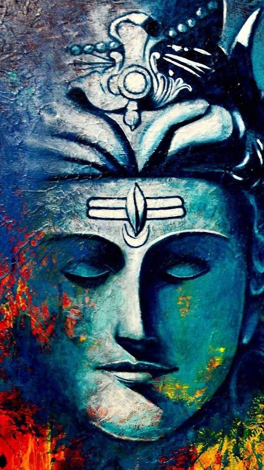 Lord Shiva , Lord Shivay, Painting HD phone wallpaper | Pxfuel