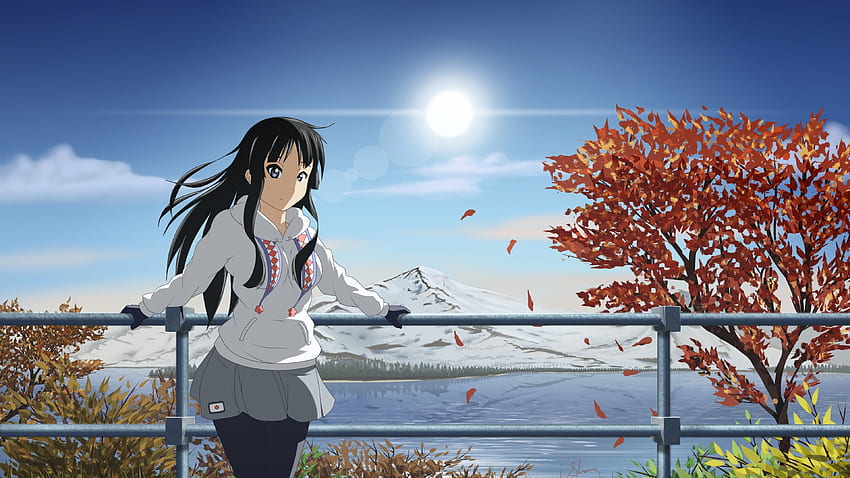 anime, Mio Akiyama, niña, belleza, , Arte, Anime Meditación fondo de pantalla