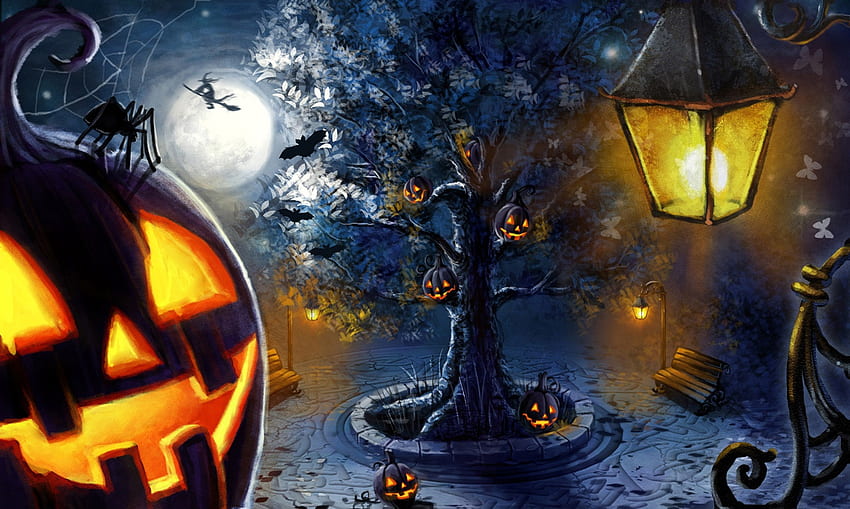 Hallowen - Cadılar Bayramı 2 , ve Arka Plan HD duvar kağıdı