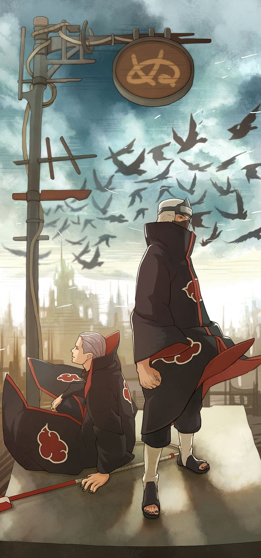 Naruto. Hidan and Kakuzu. teamwork. Naruto, Akatsuki HD phone wallpaper