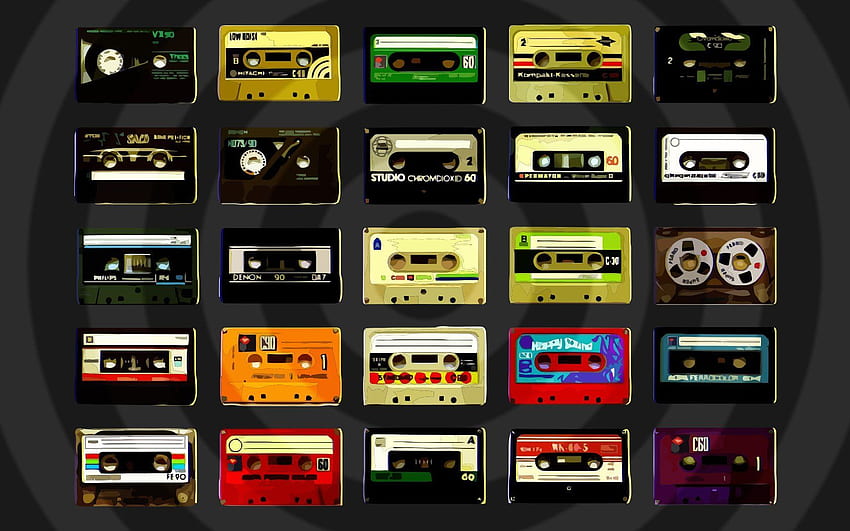 cassette, Audio, Tapes / and Mobile Background, Cassettes HD wallpaper