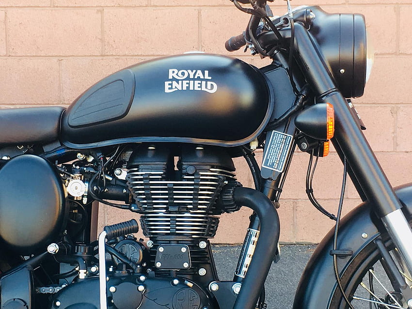 Used Motorcycle Superstore, Royal Enfield 500 Stealth Black HD wallpaper |  Pxfuel