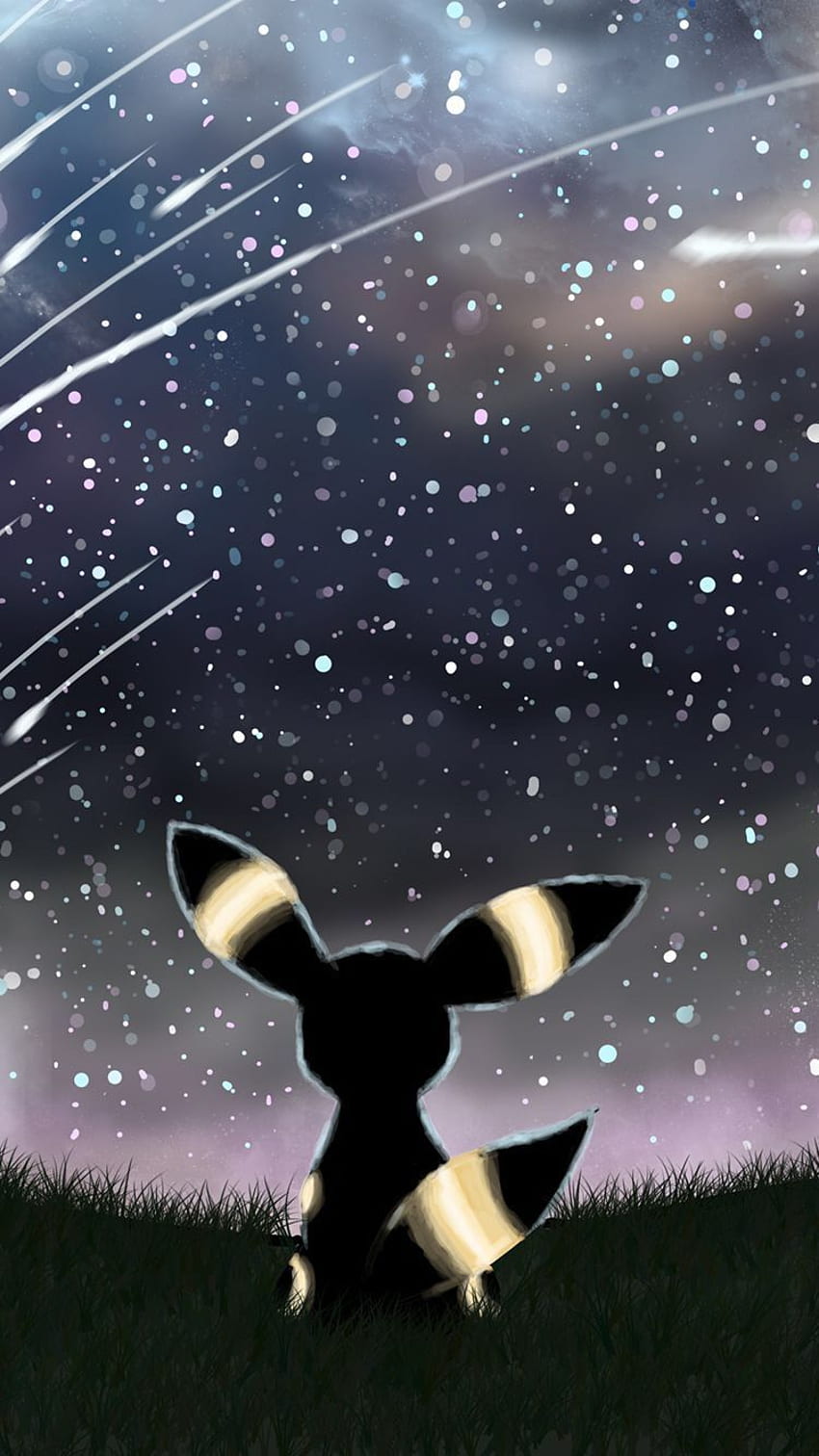 Sternschnuppen. Pokemon Evoli, Pokemon Hintergrund, Pokemon, Umbreon HD-Handy-Hintergrundbild