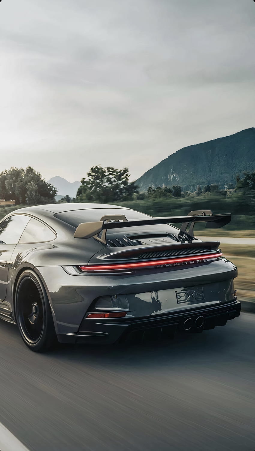 Porsche 911 992 GT3, automotive lighting, sky, cars, fast, car, speed HD phone wallpaper