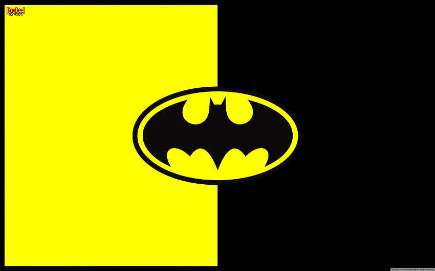 Ilustrasi Logo Batman Latar Belakang Ultra untuk: Layar Lebar & UltraWide & Laptop, Logo Batman 3D Wallpaper HD