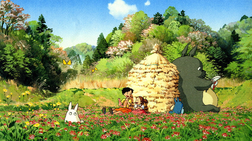 Komşum Totoro yüksek kalite için, Havalı Komşum Totoro HD duvar kağıdı