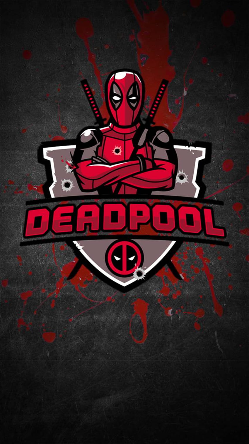Deadpool, Deadpool Logosu HD telefon duvar kağıdı