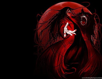 Wallpaper alucard, hellsing, dark, anime boy, anime desktop wallpaper, hd  image, picture, background, 2688a6