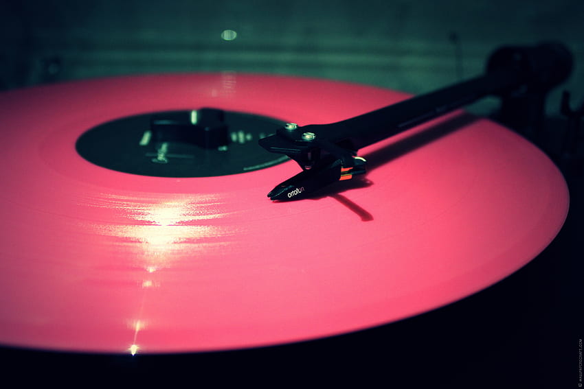音楽, 針, ピンク, プレート, ビニール, ターンテーブル, レコード プレーヤー 高画質の壁紙