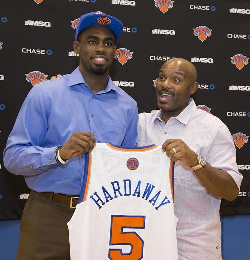 Tim Hardaway Jr. merangkul bergabung dengan Knicks dengan ayah, yang bermain dan saat ini bekerja untuk Heat 44762 - Bola Basket wallpaper ponsel HD