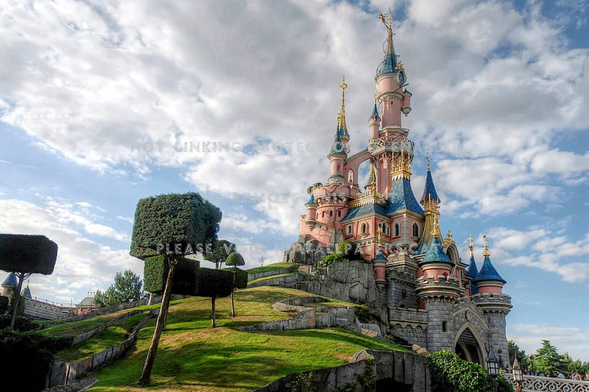 Dornröschen Schloss Disneyland Paris HD-Hintergrundbild