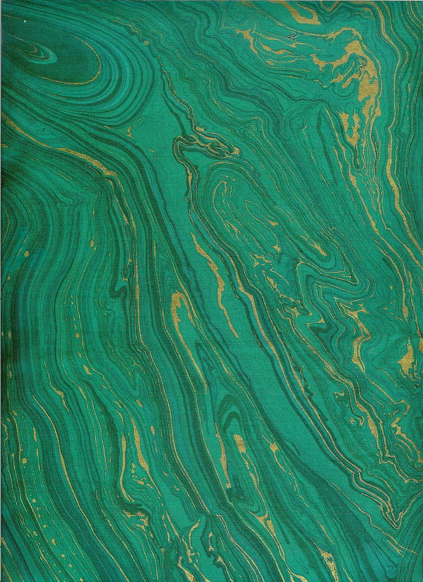 Marbled Green + Gold. Emerald. Pantone 2013 in 2019, Dark Green Marble HD phone wallpaper