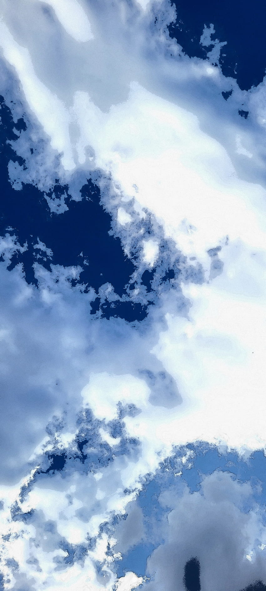 Ceu camuflado, nuvens, Céu HD phone wallpaper