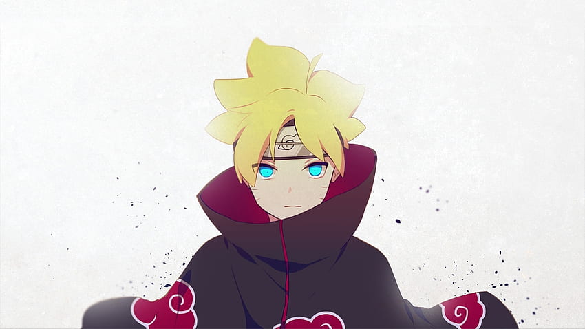 Blonde, boruto, minimal, Naruto Shippūden, anime boy HD wallpaper
