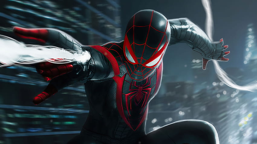Spider-Man de Marvel : Miles Morales Ultra. Arrière-plan Fond d'écran HD