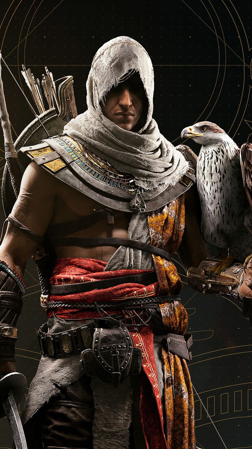 기타 Assassins Creed Origins HD 전화 배경 화면