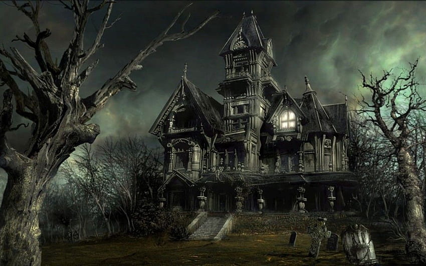 Maison hantée, vraies maisons hantées, maison hantée à l'intérieur, clipart maison hantée,. Maisons effrayantes, maisons effrayantes, maison fantasmagorique, chassées Fond d'écran HD